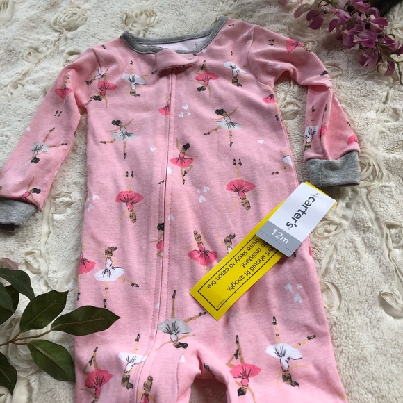 Carter's Other - Carter’s Sleeper one piece Dancing Ballerinas 12 M
